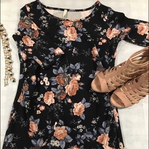 Pink blush slightly above the knee dress